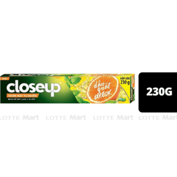 316CUP CLOSEUP KĐR Thơm Mát Dầu Quất & Thảo Dược 230g/36 ống