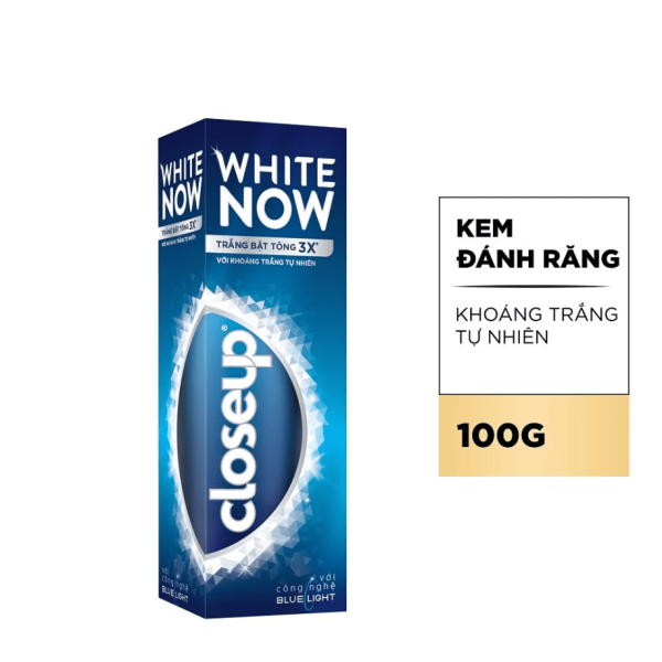 316CUP CLOSEUP KĐR White Now Với Khoáng Trắng Tự Nhiên 100g/36 ống