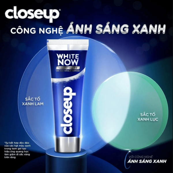 316CUP CLOSEUP KĐR WhiteNow T.T B.Sapphire 100g(1+1 Capybara)/18 bộ