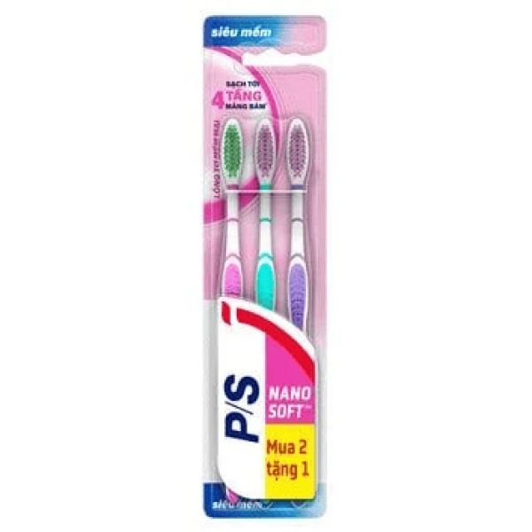 731PS bàn chải lông tơ mềm mại 24x(3x1pc) bộ/24-Bộ
