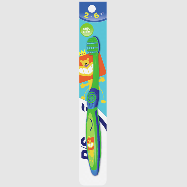 731PS BC đánh răng trẻ em 2-6t/10-Vỉ
