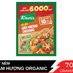 824KNORR Hạt Nêm Nấm Hương Organic 70g/72 gói