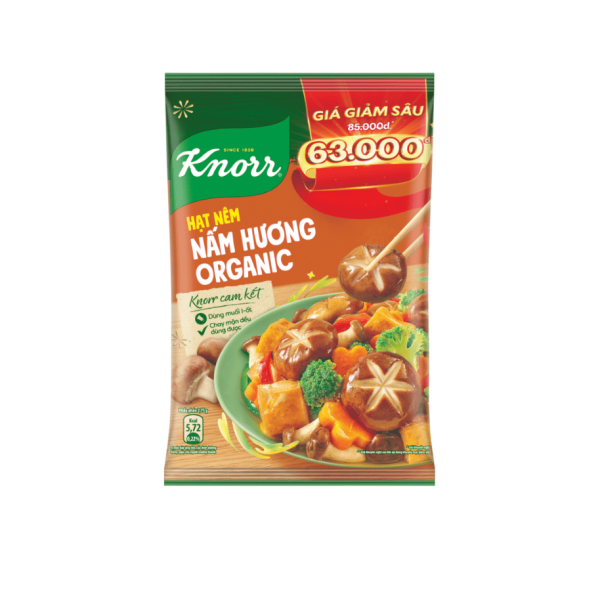 824KNORR Hạt Nêm Nấm Hương Organic 800g Tết 25/8 gói