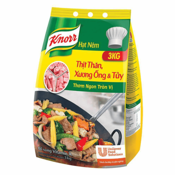 824KNORR BESTFOODS Hạt Nêm HV Xương Ống &Tủy 3kg/4 gói