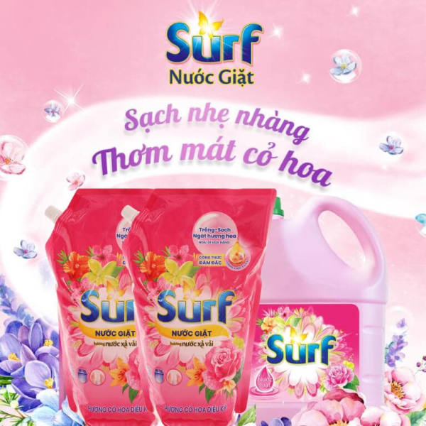 102SURF NG hương cỏ hoa diệu kì 2.2kg/4-Túi