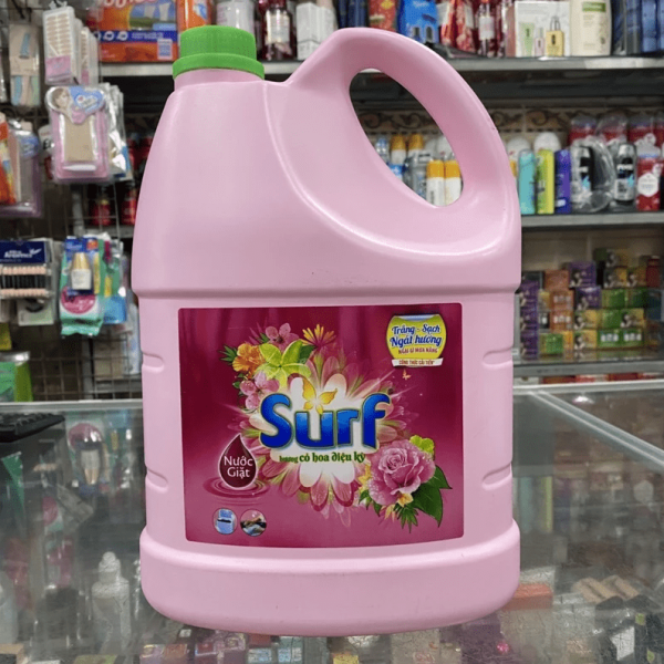 102SURF N.Giặt Cỏ Hoa Diệu Kỳ 3.6Kg (1+1 SURF NG T.Nhiên350g)/4 Bộ