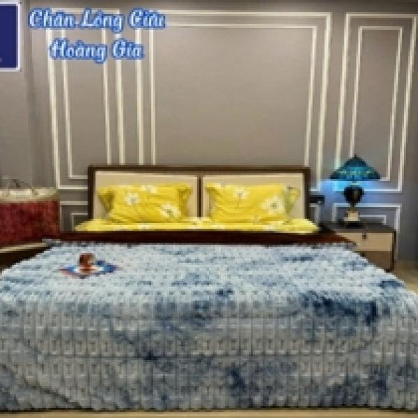 CHĂN LÔNG CỪU HOÀNG GIA 200 x 230cm(Màu nâu, hồng, be, xanh dương, ghi xanh, ghi đen, đỏ mận)