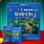 [Hộp xanh] Nước giải độc gan hồng sâm Gold HANKWANJANG - Hovenia Dulcis Korean Red Ginseng Gold 70ml x 30 gói (thùng 5)