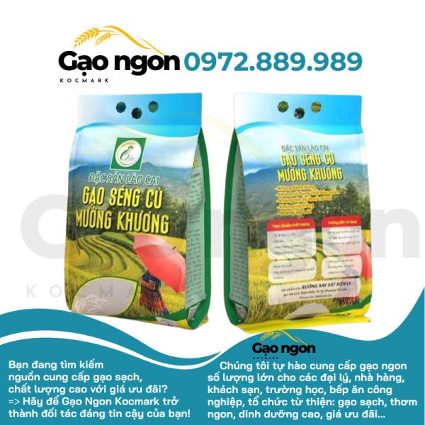 Combo 10 túi Gạo Séng Cù Kocmark – Đặc Sản Tây Bắc Thượng Hạng, Thơm Ngon Dẻo Mềm