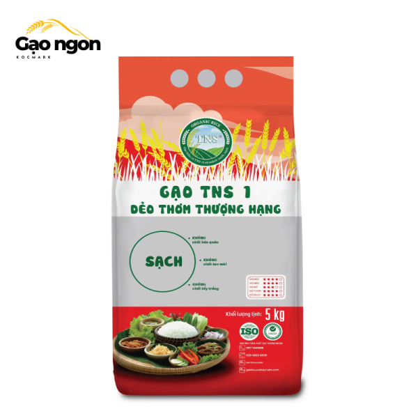Combo 10 Túi Gạo Hữu Cơ Tây Nam TNS – Gạo Sạch Organic Giá Tốt