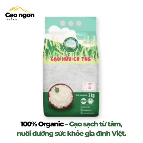 Combo 10 Túi Gạo Hữu Cơ Tây Nam TNS