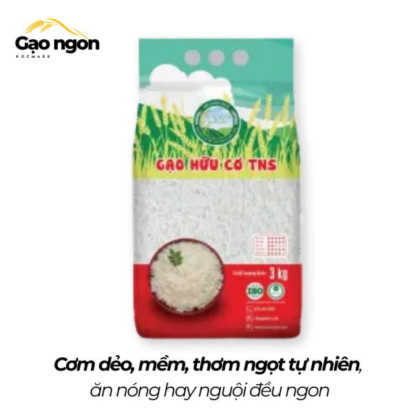 Combo 10 Túi Gạo Hữu Cơ Tây Nam TNS