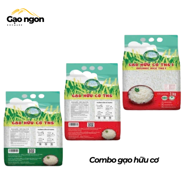 Combo 10 Túi Gạo Hữu Cơ Tây Nam TNS