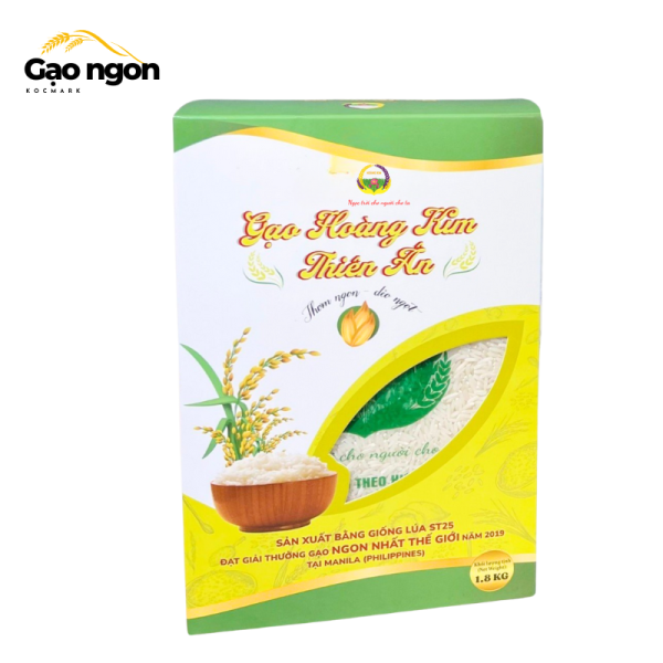 10 HỘP GẠO HOÀNG KIM THIÊN ÂN – NGON TỪ HẠT, LÀNH TỪ TÂM