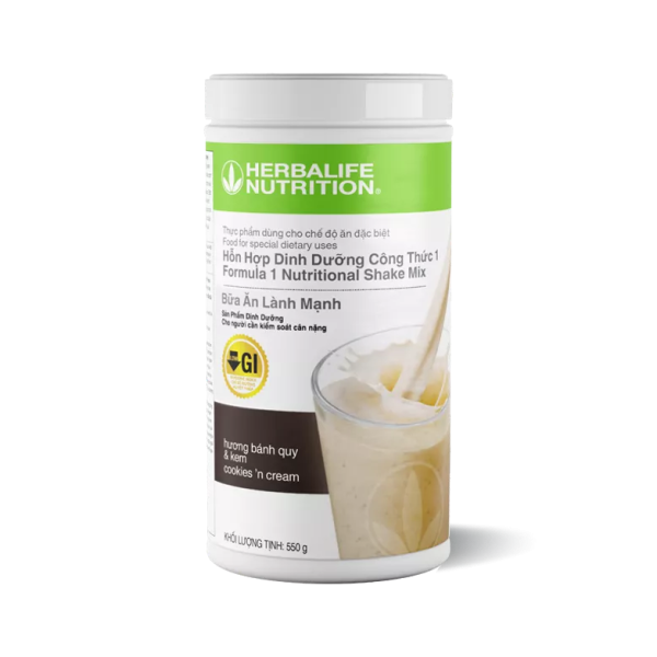 Herbalife Nutrition Hỗ trợ kiểm soát cân nặng Thực Phẩm Dùng Cho Chế Độ Ăn Đặc Biệt: Hỗn Hợp Dinh Dưỡng Công Thức 1